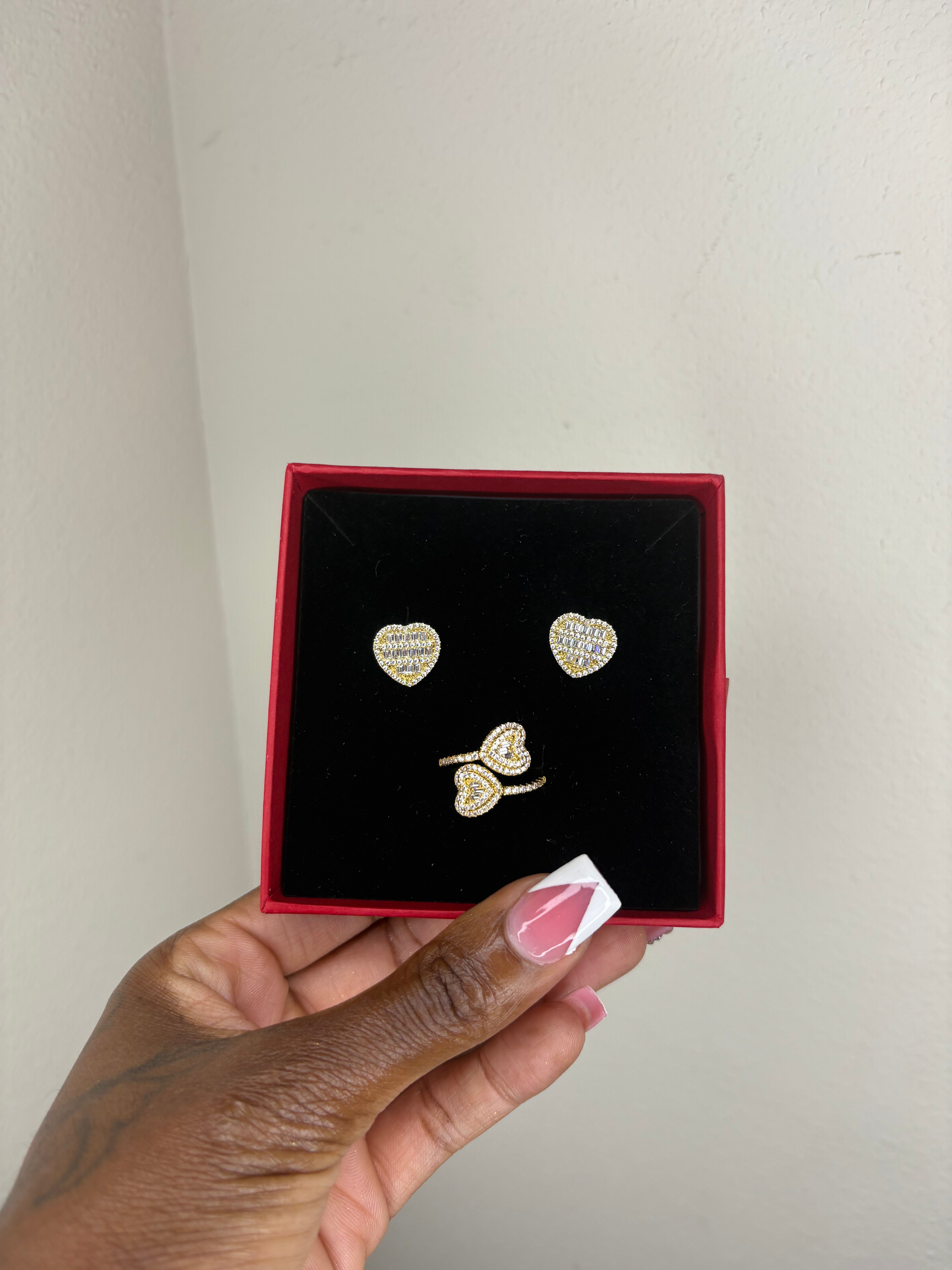 Gold Crushed hrt set