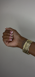 4 Gold Bangles