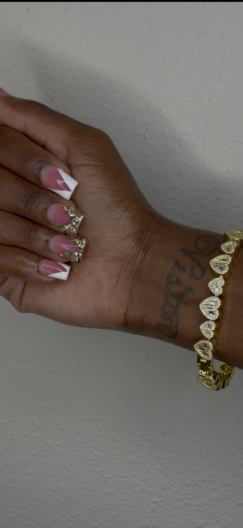 Crushed hrt bracelet