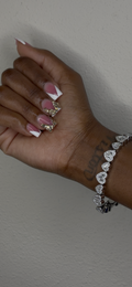 Crushed hrt bracelet